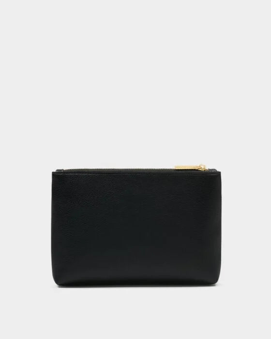 Katie Loxton Travel Pouch - Black & Light Taupe