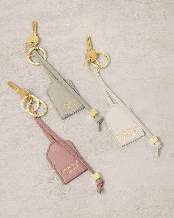 Katie Loxton Sentimental Keyring 'Beautiful friend' - Pink Heather