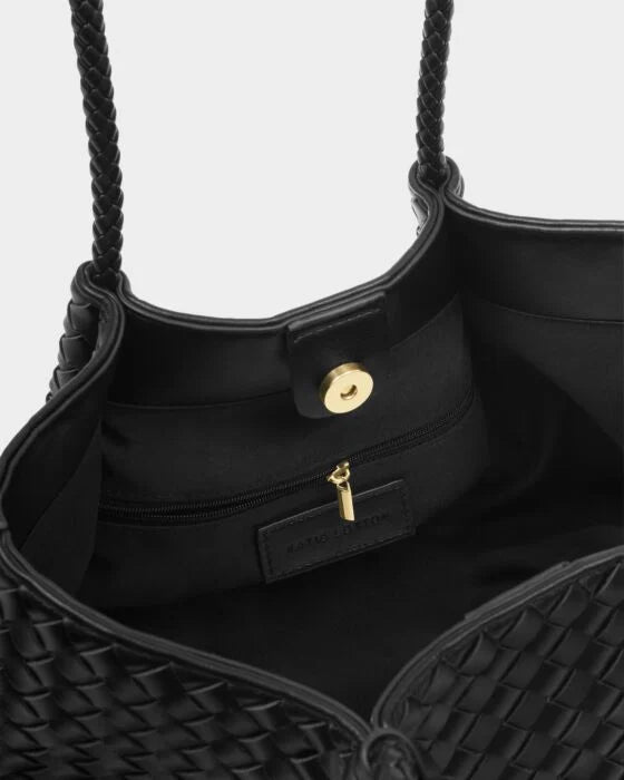 Katie Loxton Nova Small Shoulder Tote - Black