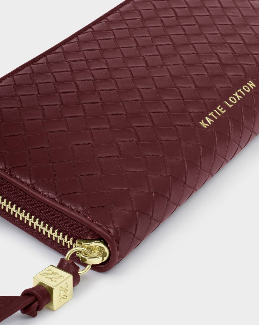 Katie Loxton Nova Woven Purse- Cherry