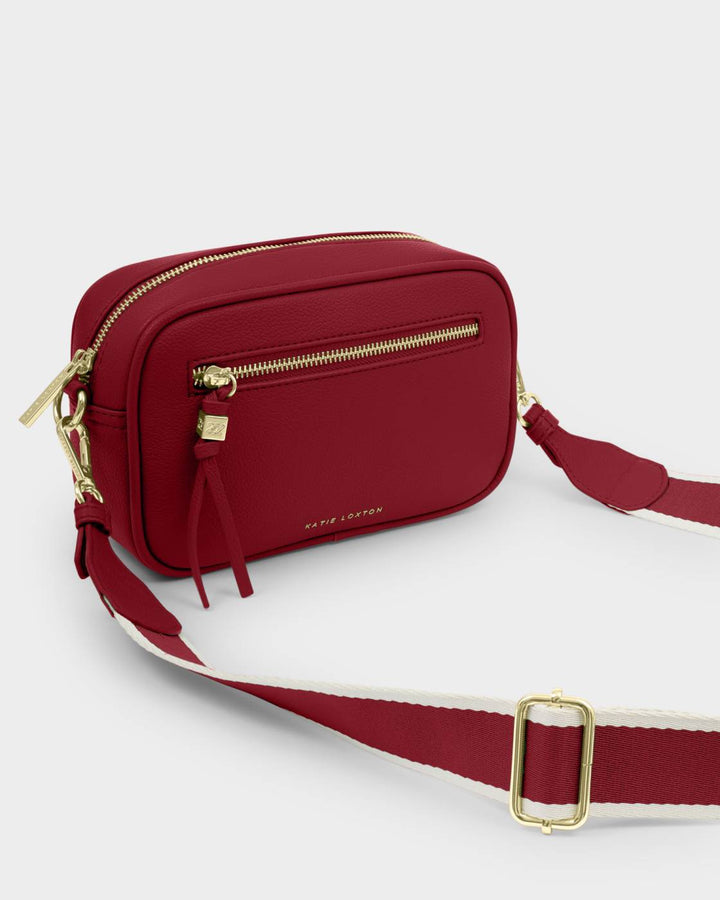 Katie Loxton Lottie Crossbody Bag- Crimson