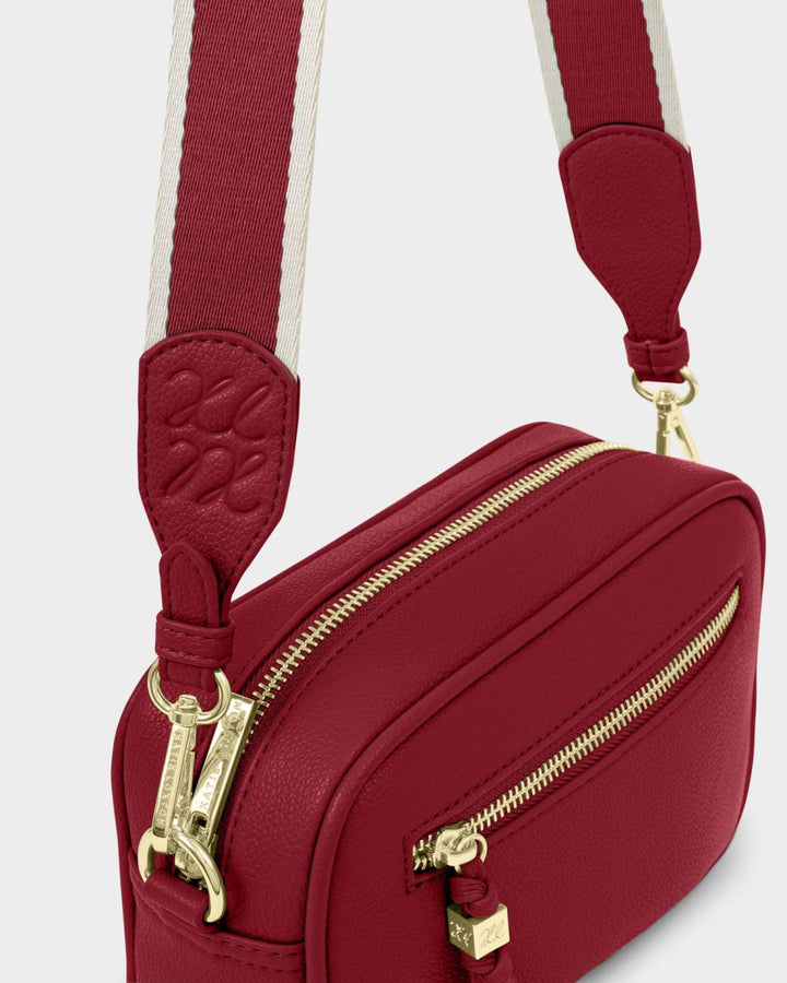 Katie Loxton Lottie Crossbody Bag- Crimson