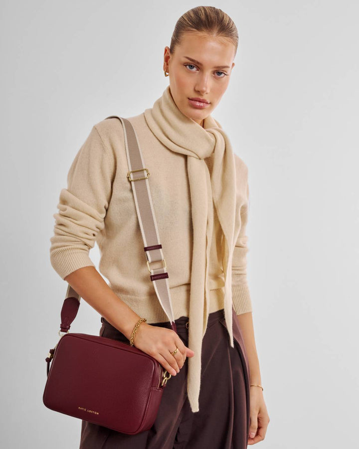 Katie Loxton Lottie Crossbody Bag- Cherry
