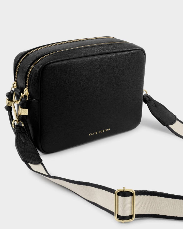 Katie Loxton Lottie Large Crossbody Bag- Black
