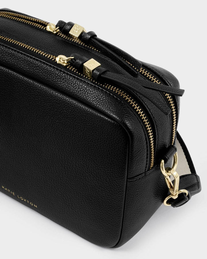 Katie Loxton Lottie Large Crossbody Bag- Black