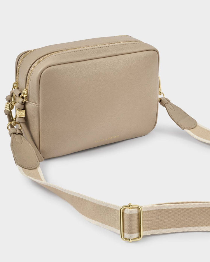 Katie Loxton Lottie Large Crossbody Bag- Light Taupe