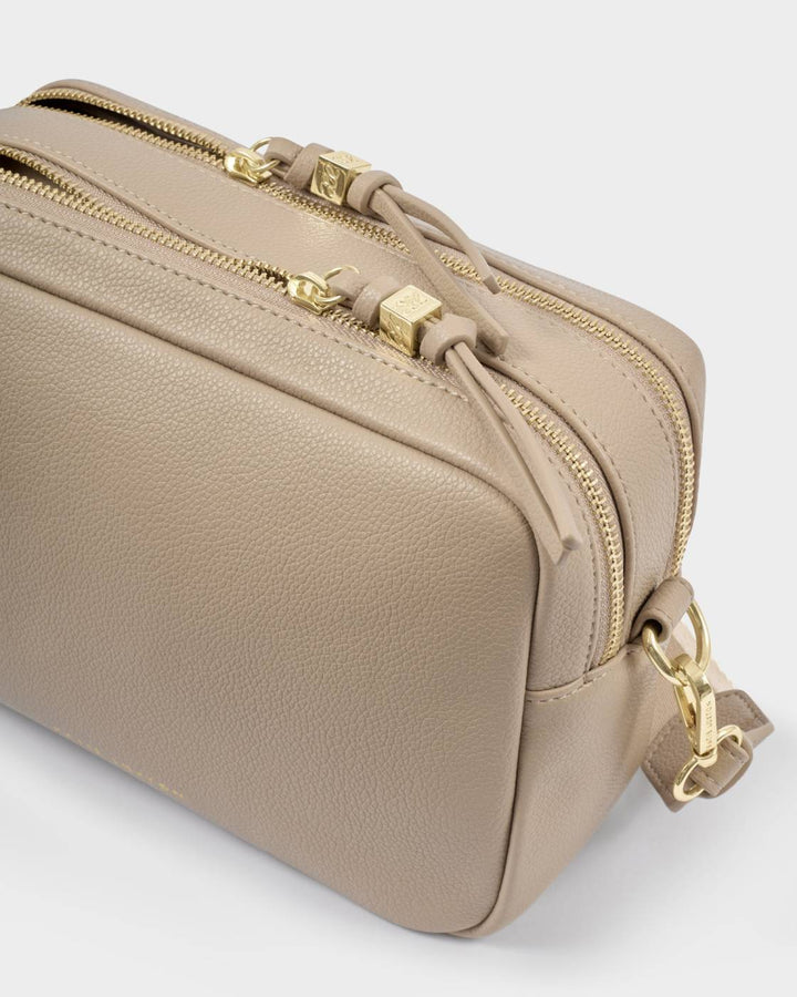 Katie Loxton Lottie Large Crossbody Bag- Light Taupe