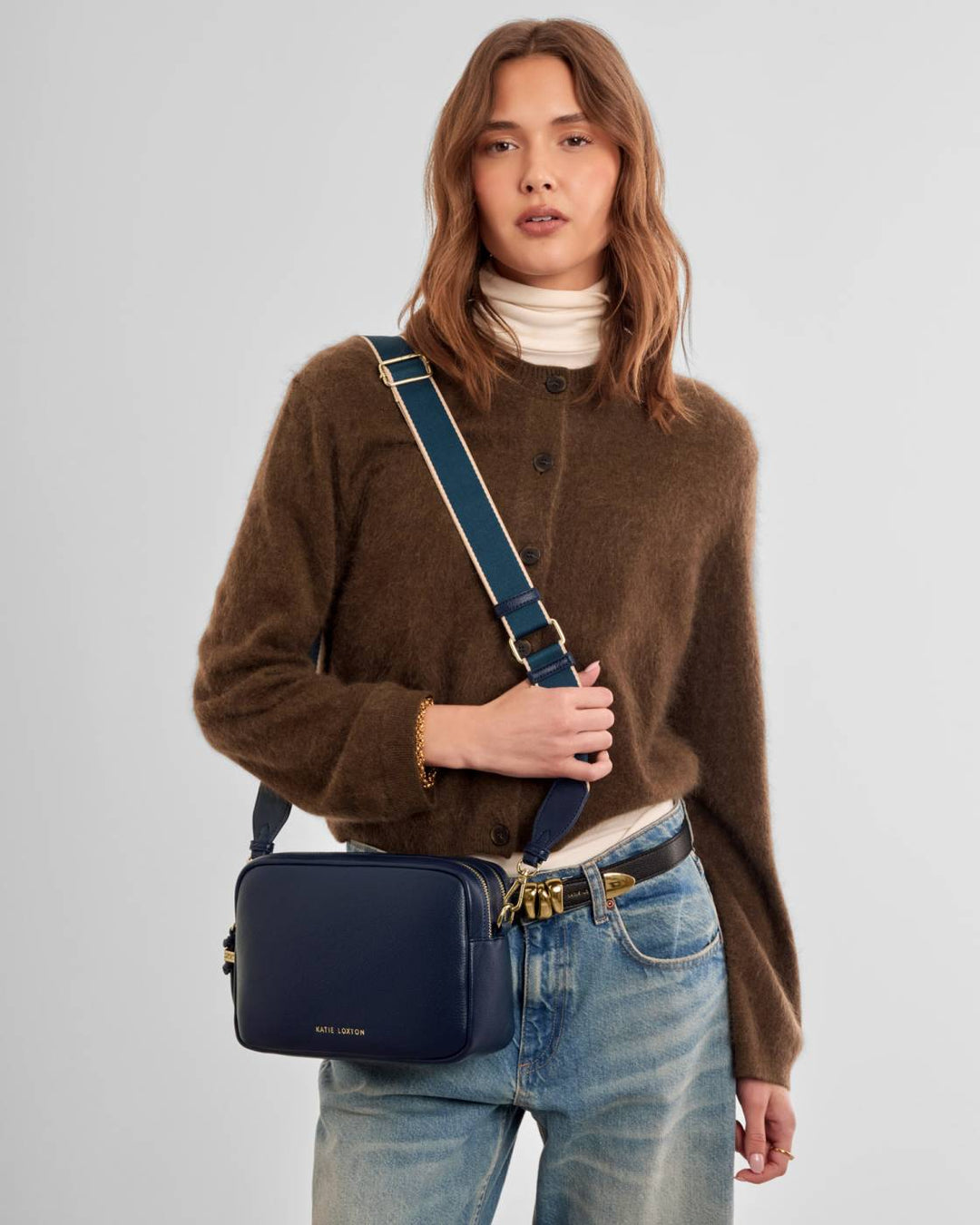 Katie Loxton Lottie Large Crossbody Bag- Navy