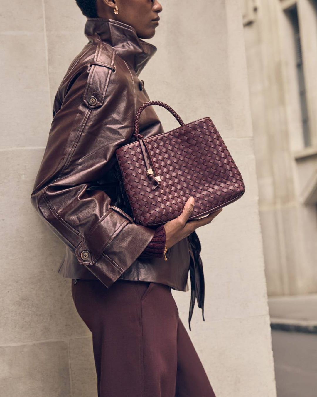 Katie Loxton Top Handle Bag- Cherry