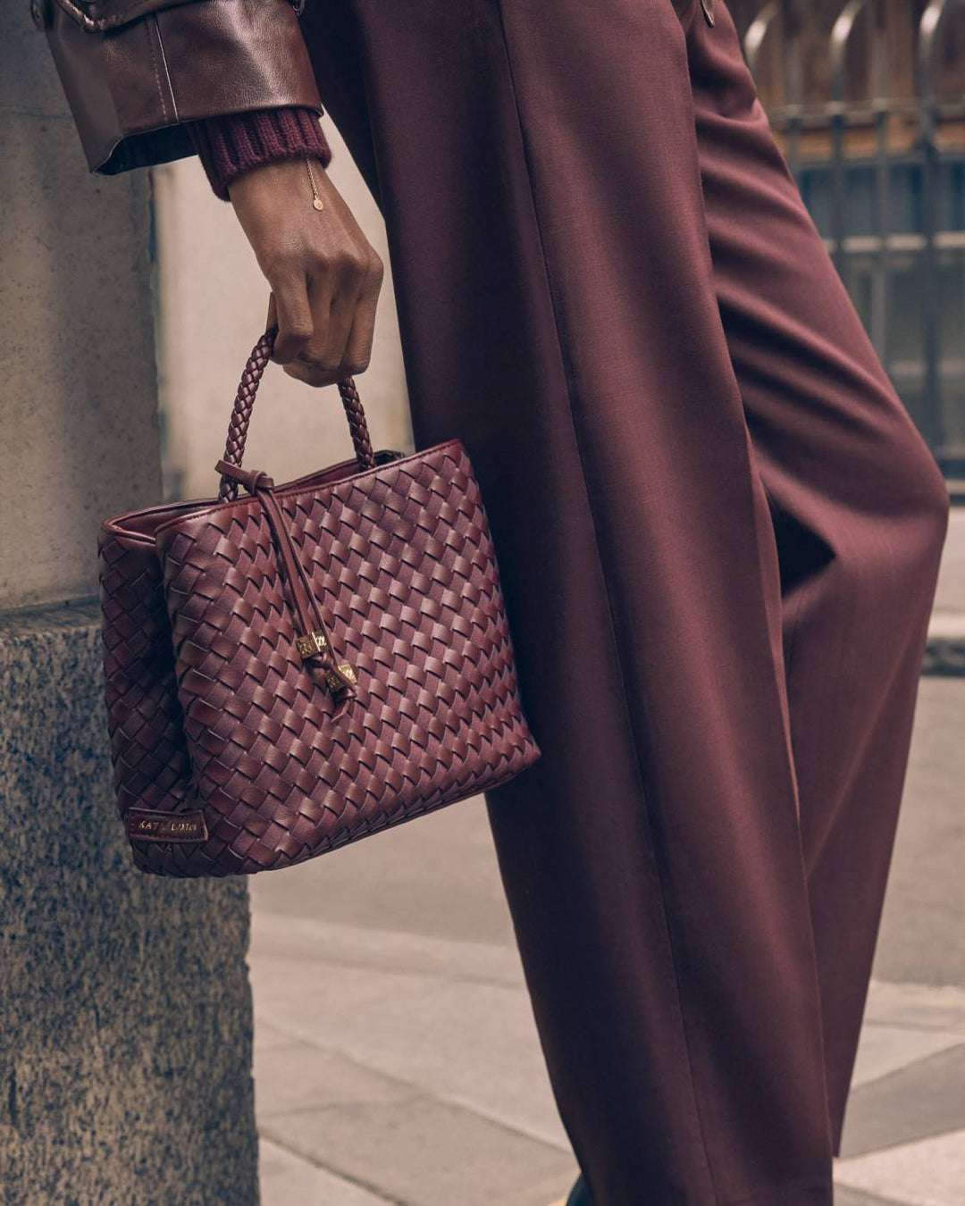 Katie Loxton Top Handle Bag- Cherry