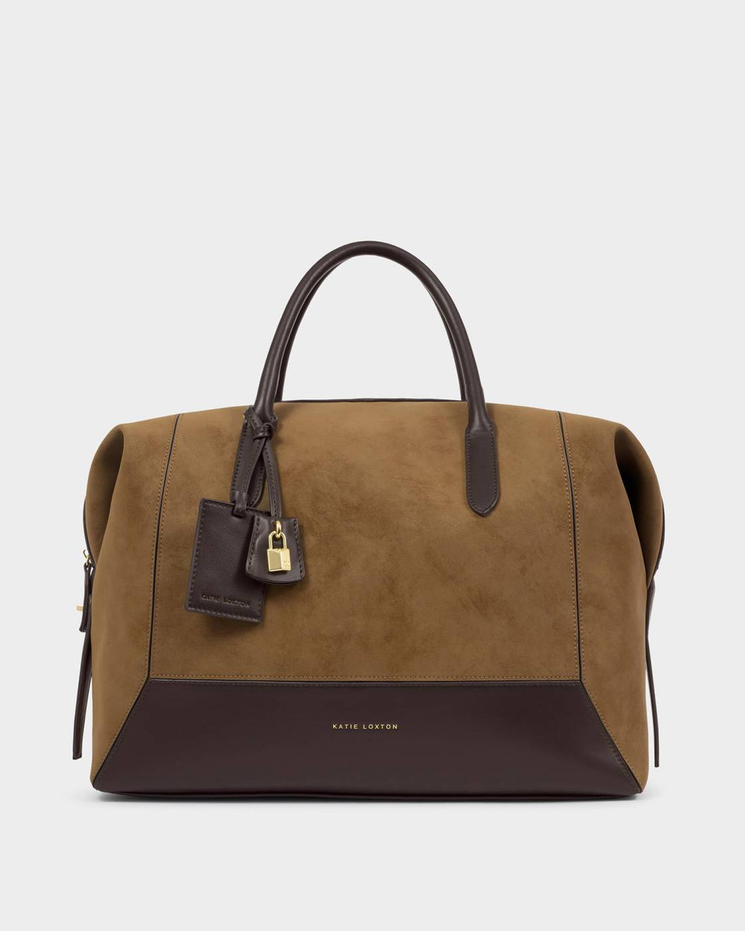 Katie Loxton Charlbury Suedette Cabin Bag - Caramel