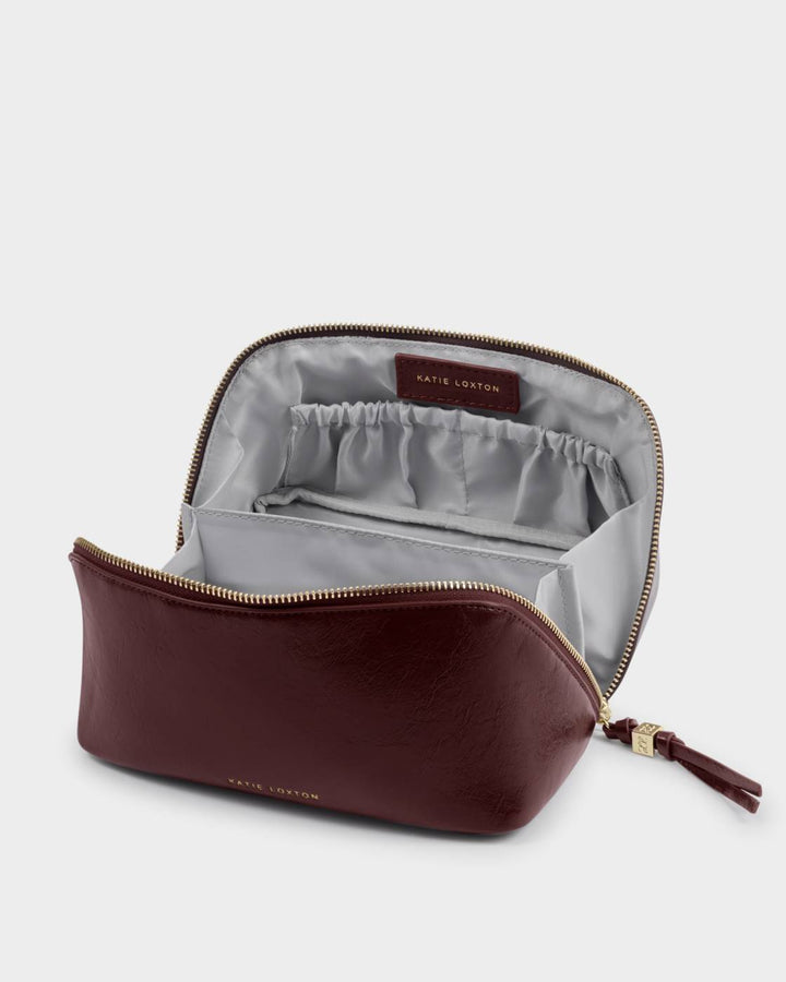 Katie Loxton Soho Medium Makeup & Wash Bag - Cherry