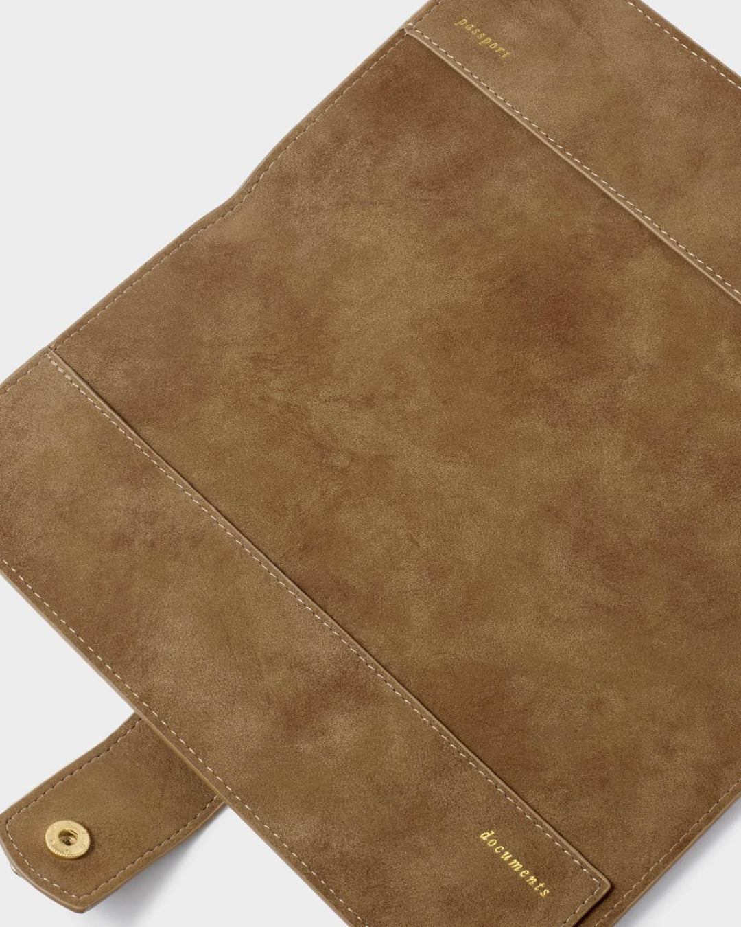 Katie Loxton Charlbury Suedette Travel Wallet - Caramel