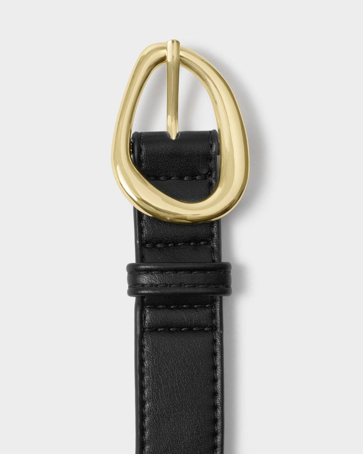 Katie Loxton Organic Buckle Belt - Black