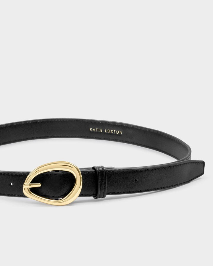 Katie Loxton Organic Buckle Belt - Black
