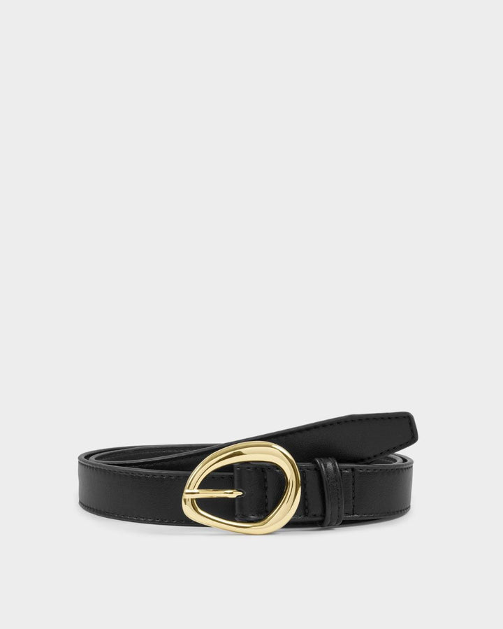Katie Loxton Organic Buckle Belt - Black