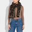Katie Loxton Blanket Scarf Large Leopard Mink/ Black