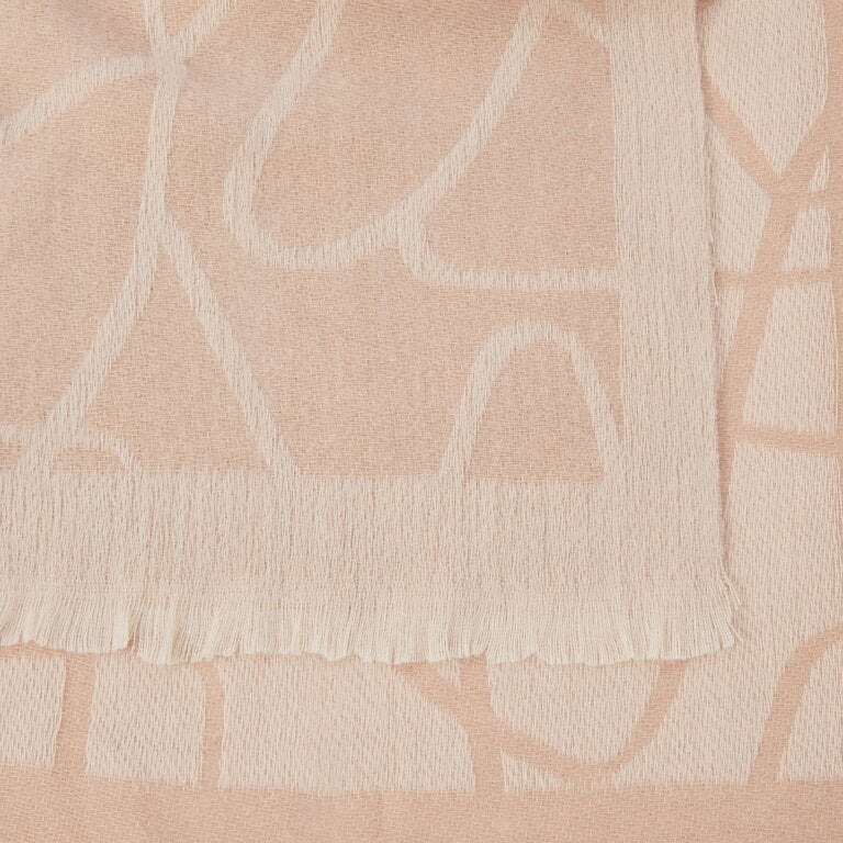 Katie Loxton Blanket Scarf Abstract Line Dusty Pink/ Blush Pink