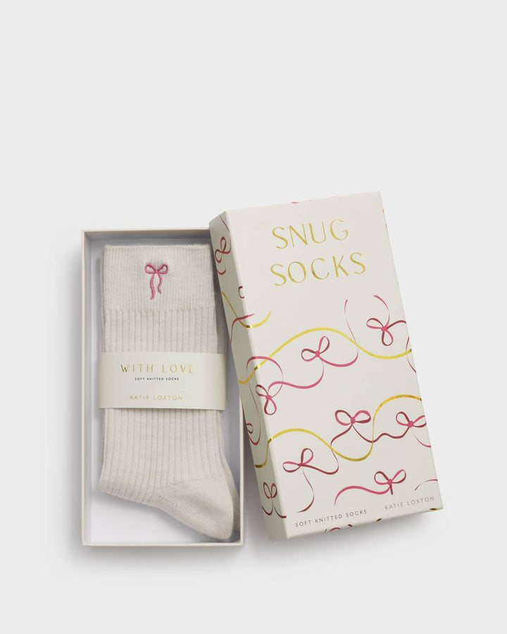 Katie Loxton Gift Boxed Socks- Bow