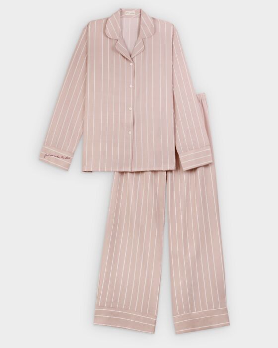 Katie Loxton Pyjama Set - Pink Stripe