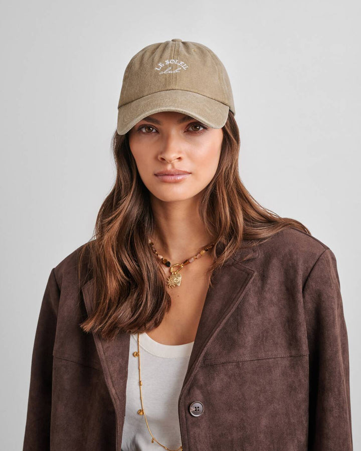 Katie Loxton Embroidered Cap 'Le Soleil'