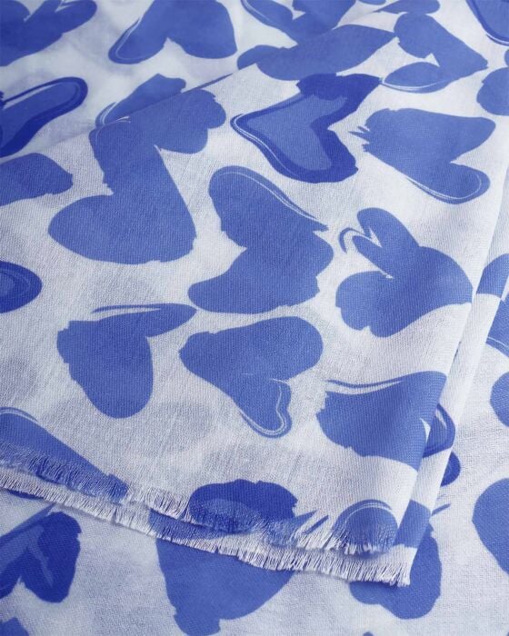 Katie Loxton Printed Scarves- Abstract Hearts
