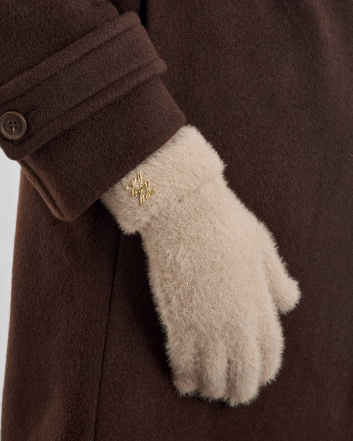 Katie Loxton Winter Wishes Box Gloves Set - Taupe