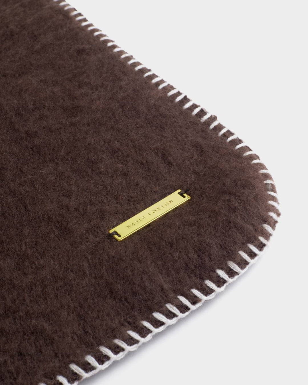 Katie Loxton Whipsitched Scarf - Chocolate