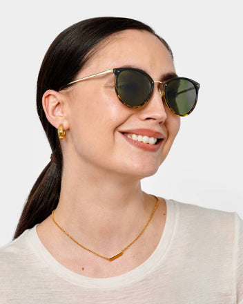 Katie Loxton Santorini Sunglasses - Black Tortoiseshell