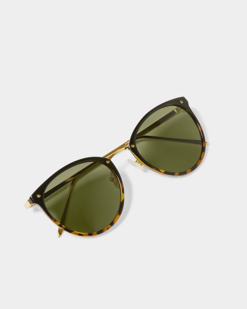 Katie Loxton Santorini Sunglasses - Black Tortoiseshell