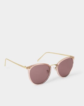 Katie Loxton Santorini Sunglasses- Transparent Rose Gold