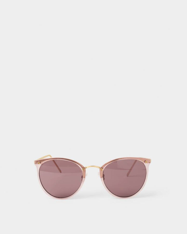Katie Loxton Santorini Sunglasses- Transparent Rose Gold