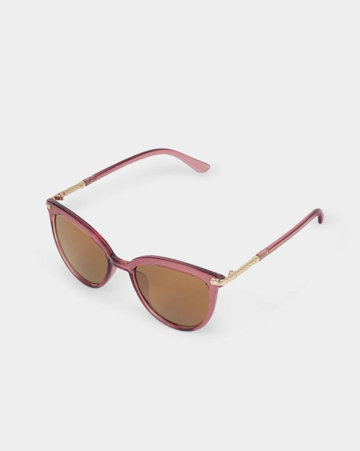 Katie Loxton Ravello Sunglasses- Cherry Transparent