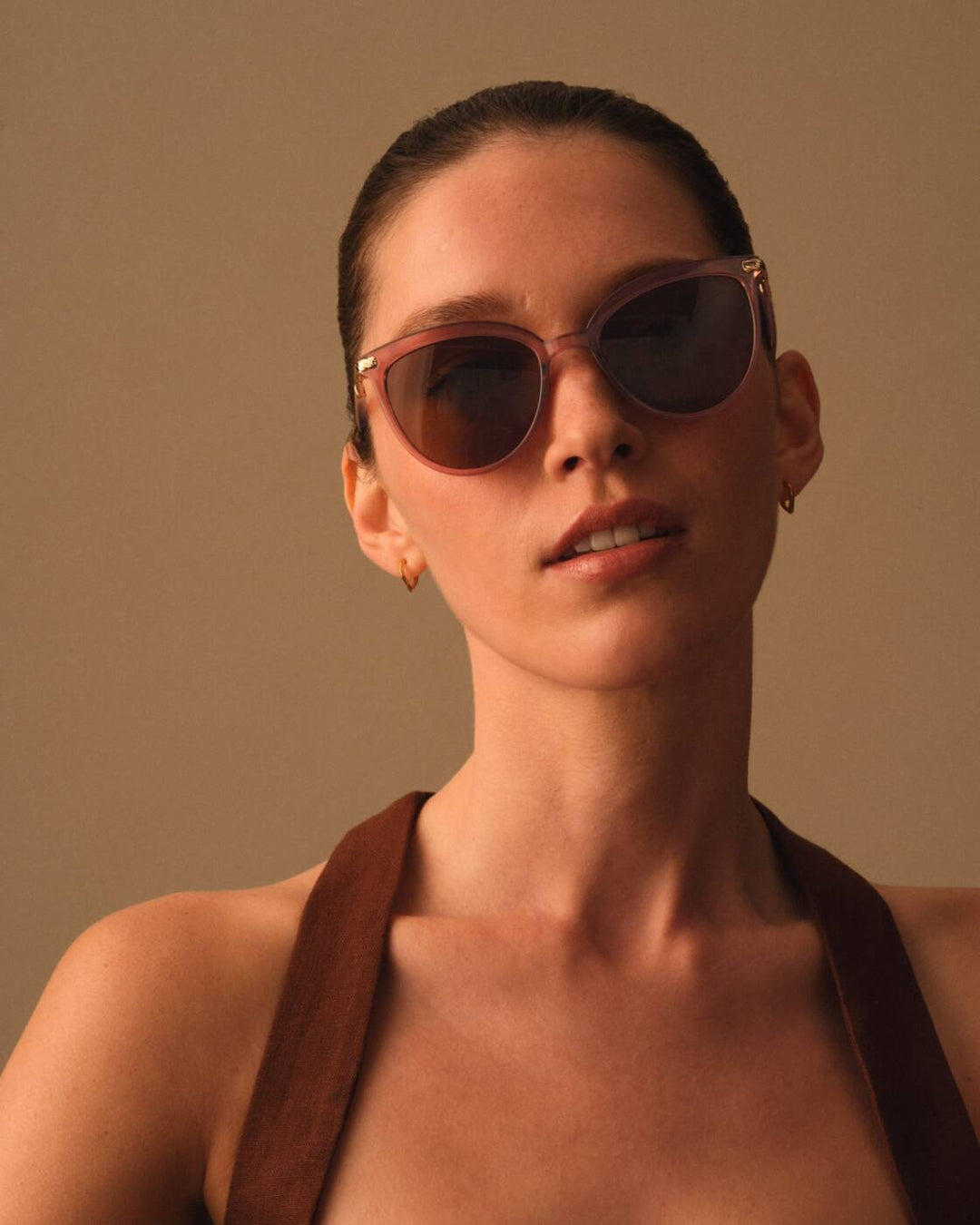 Katie Loxton Ravello Sunglasses- Cherry Transparent