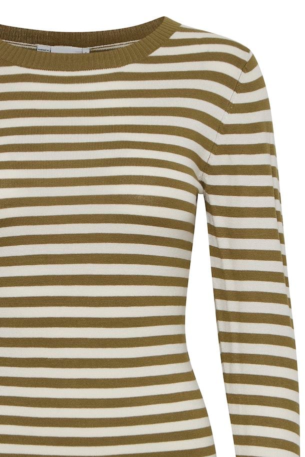 Ichi IHDiane Top- Lizard/Almond Milk stripe