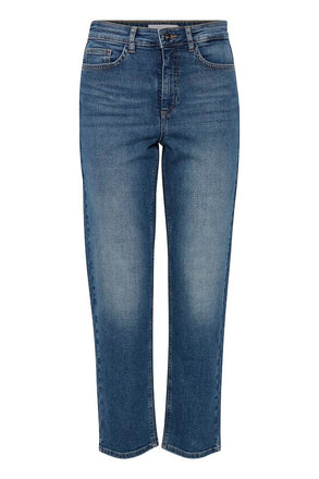 Ichi Twiggy Raven Jeans- Medium wash