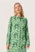 Soaked In Luxury Ina Shirt Dress - Medium Green