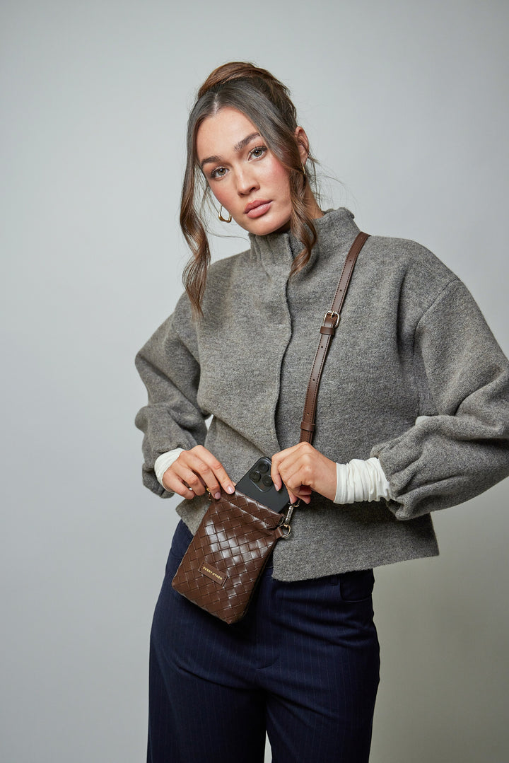 Every Other Small Cross Body Bag - Brown