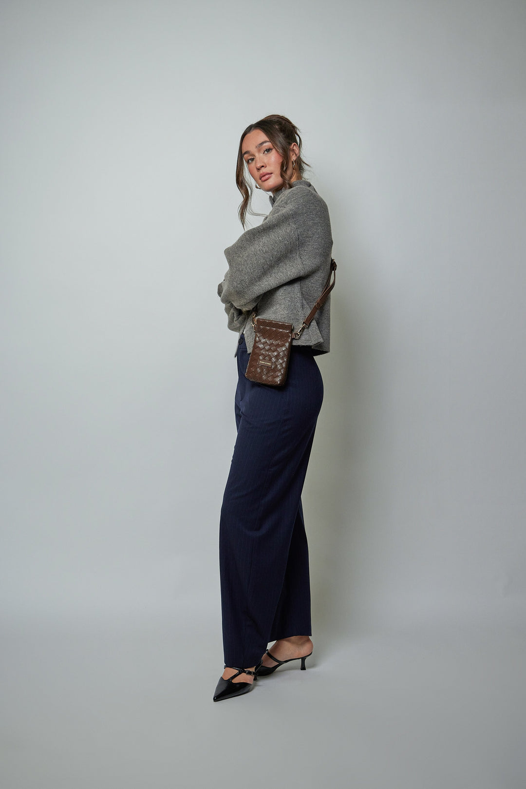 Every Other Small Cross Body Bag - Brown