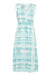 Ichi Vianca Dress- Nile Blue Graphic