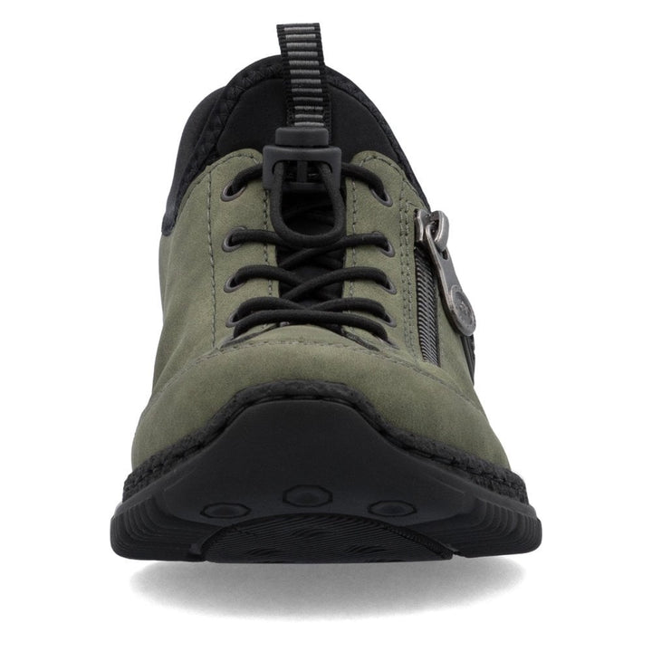 Rieker Ladies Elasticated Trainers N3267-54 - Green
