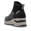 Rieker Ladies Zip Boots- Black Animal Print