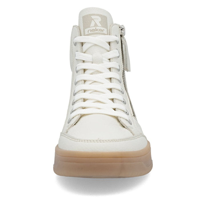 Rieker W1971-00 White Ladies Zip Boots