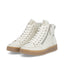 Rieker W1971-00 White Ladies Zip Boots
