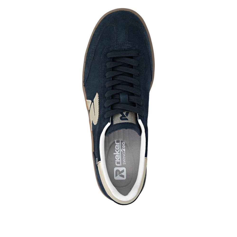 Rieker Ladies Trainers W3700-14- Blue
