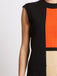 French Connection Varli Colour Blocking Knit Vest – Black Flame Camel