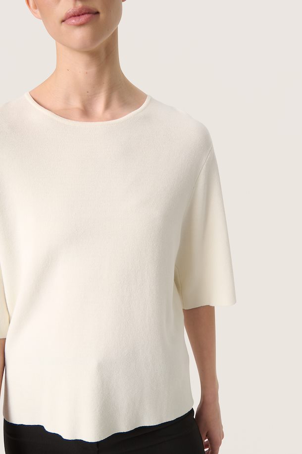 Soaked In Luxury Indianna Pullover- Whisper White