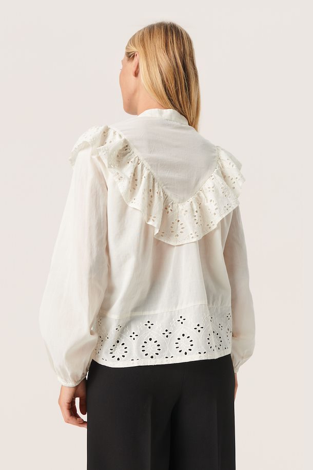 Soaked In Luxury Irim Blouse - Whisper White