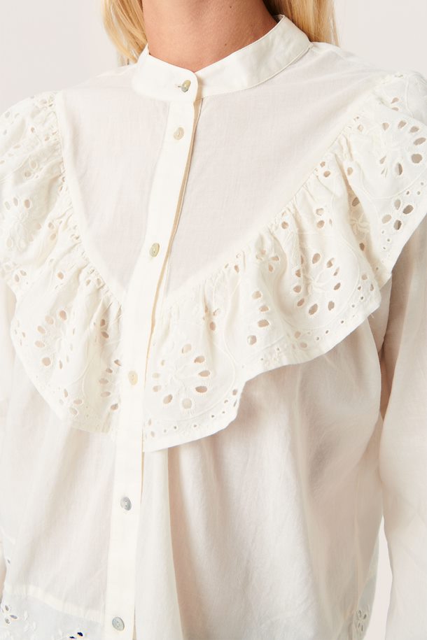 Soaked In Luxury Irim Blouse - Whisper White