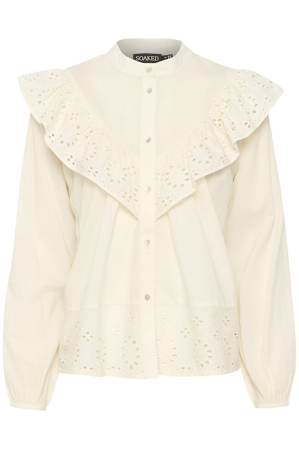 Soaked In Luxury Irim Blouse - Whisper White